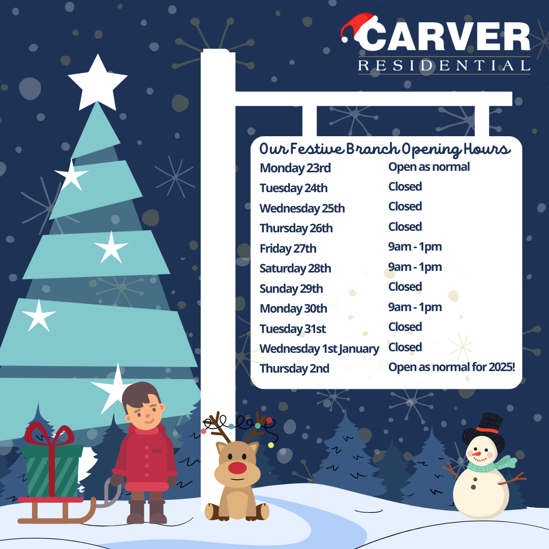 Christmas Opening Times - Carver Residential