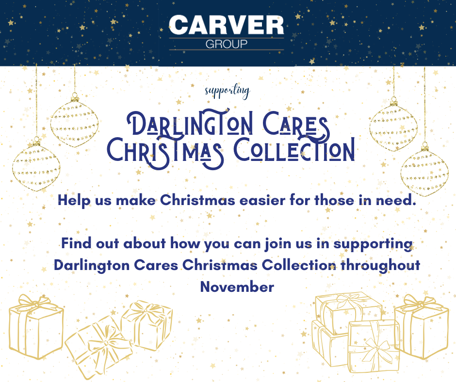 We are supporting Darlington Cares Christmas Collection